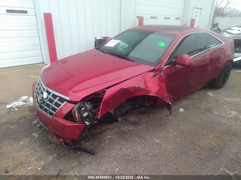 2014 CADILLAC CTS COUPE PREMIUM - 1G6DH1E39E0123437