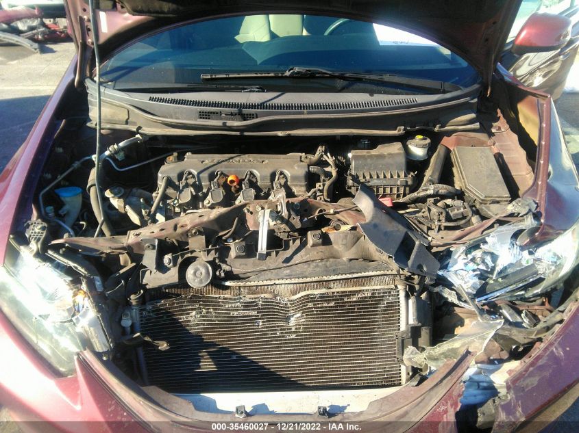 2013 HONDA CIVIC SDN LX 19XFB2F50DE282298
