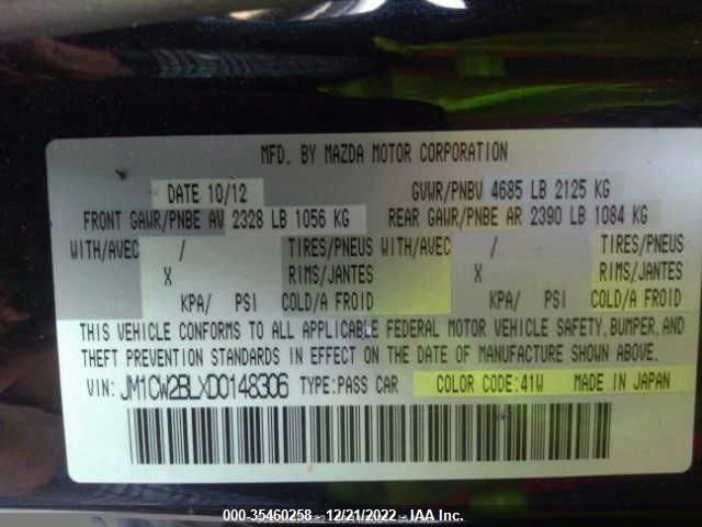 2013 MAZDA MAZDA5 SPORT JM1CW2BLXD0148306