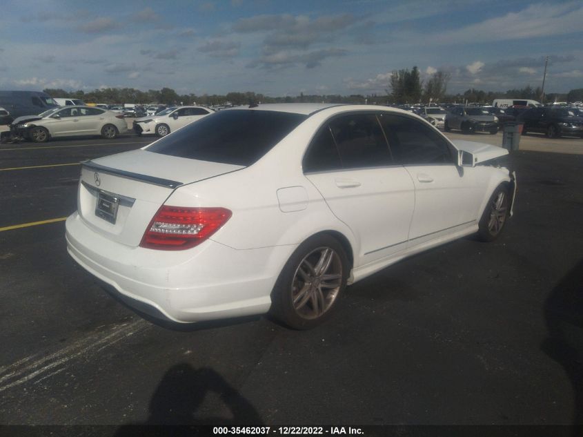 2013 MERCEDES-BENZ C-CLASS C 250 WDDGF4HB0DR300719