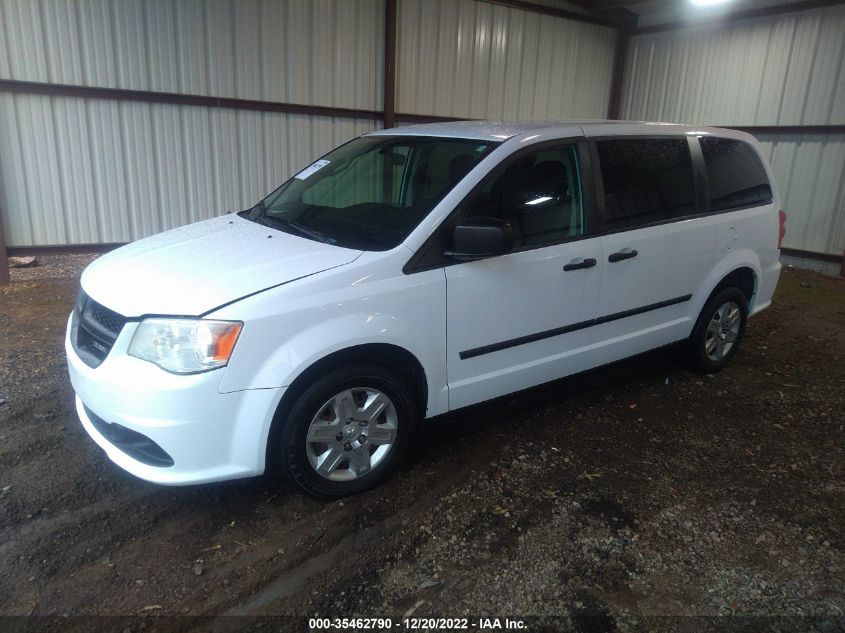 2014 RAM CARGO VAN TRADESMAN 2C4RRGAG9ER149540