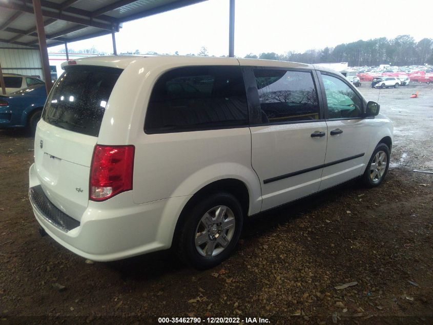 2014 RAM CARGO VAN TRADESMAN 2C4RRGAG9ER149540