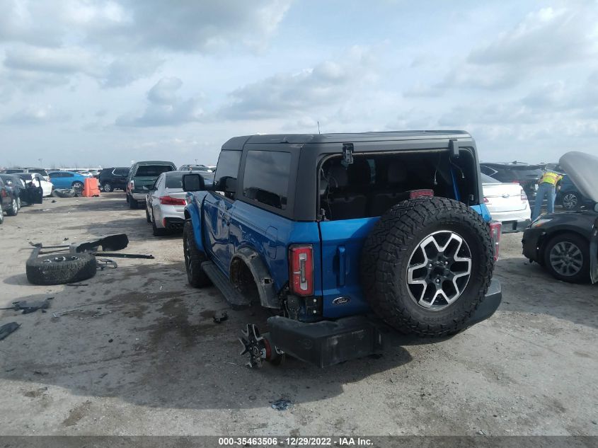 2021 FORD BRONCO BASE/BIG BEND - 1FMDE5CH1MLB08077
