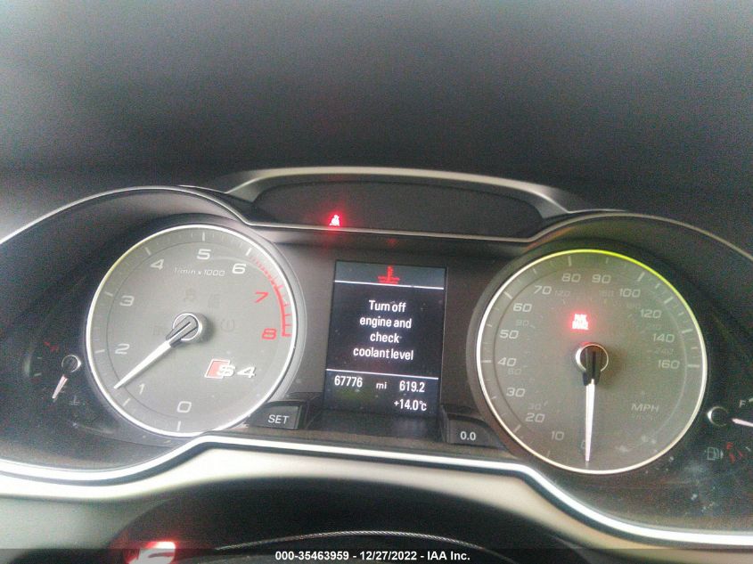 2015 AUDI S4 PREMIUM PLUS WAUDGAFL5FA024847