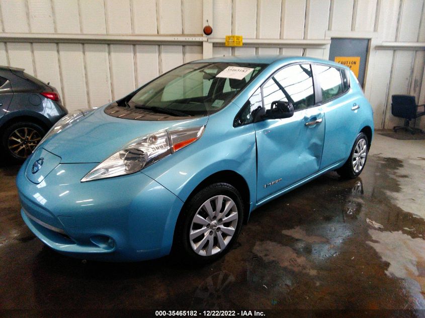 2015 NISSAN LEAF S - 1N4AZ0CP8FC309392