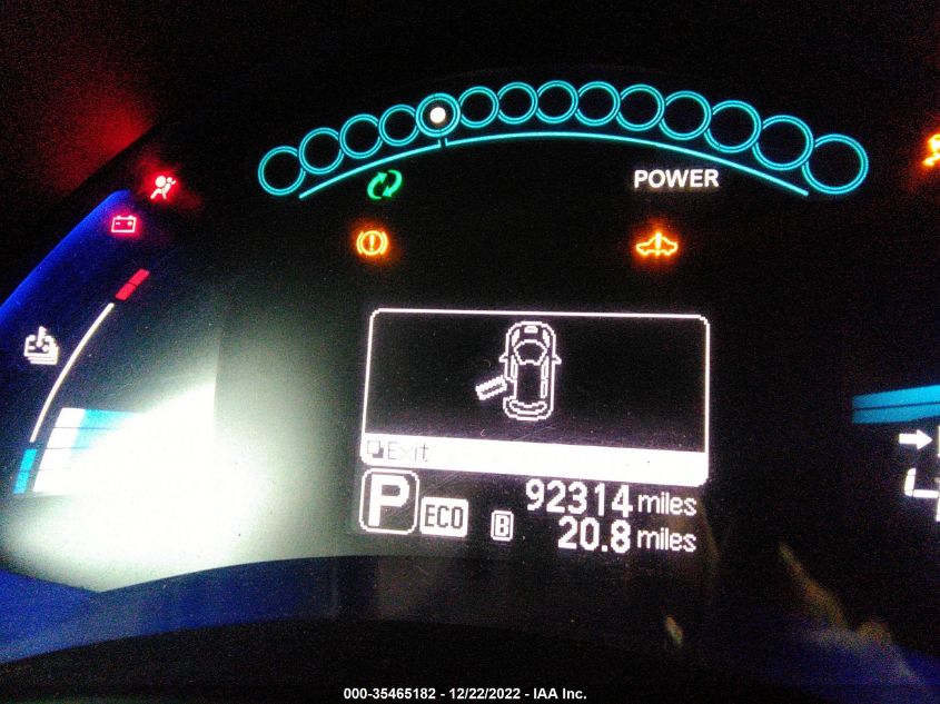 2015 NISSAN LEAF S - 1N4AZ0CP8FC309392