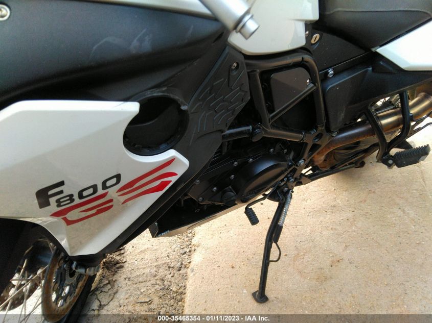 2015 BMW F800 GS WB10B1204FZL07072