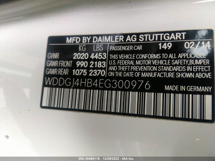 2014 MERCEDES-BENZ C-CLASS C 250 - WDDGJ4HB4EG300976