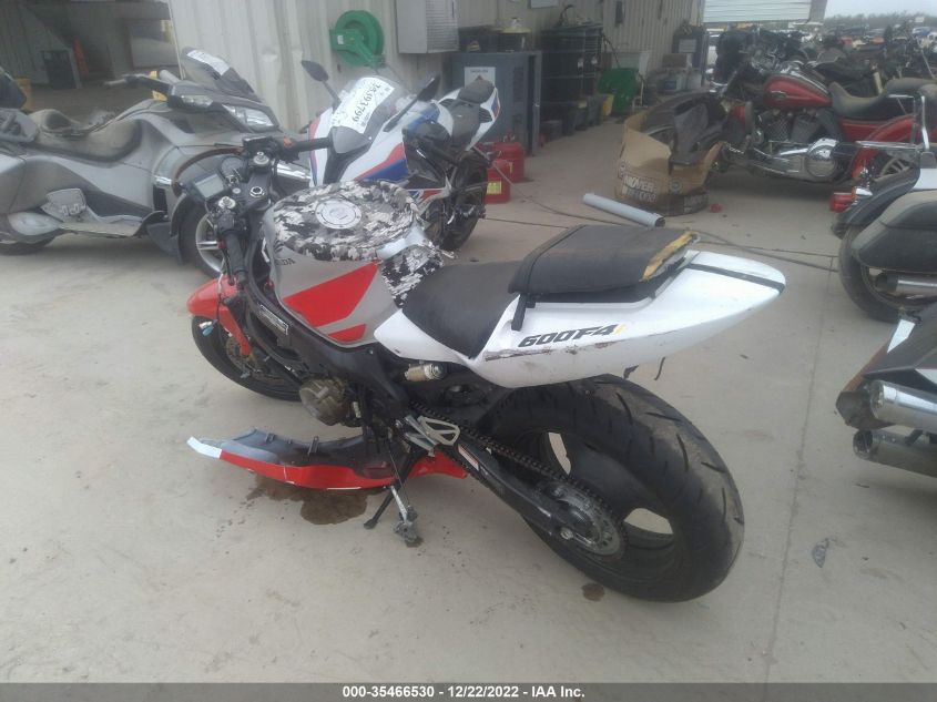 2002 HONDA CBR600 F4 JH2PC35092M310053