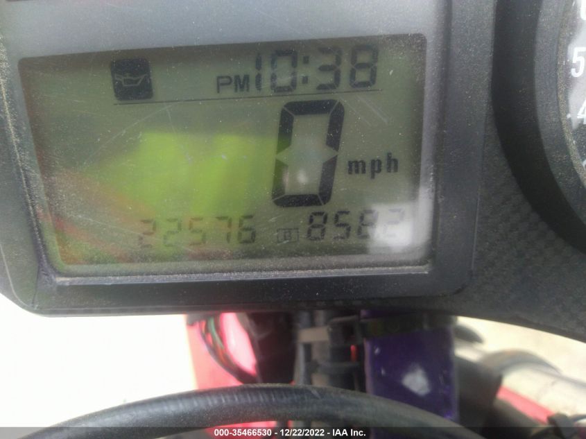 2002 HONDA CBR600 F4 JH2PC35092M310053