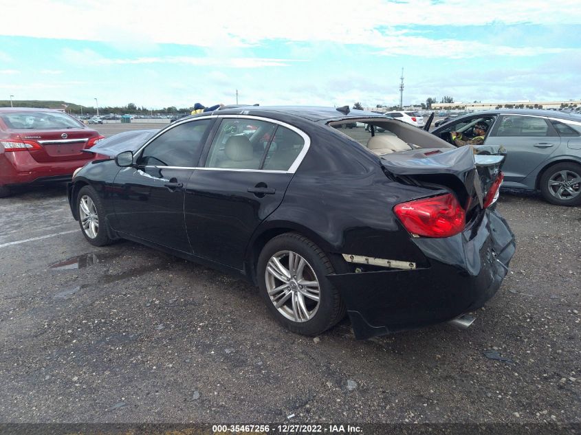 2013 INFINITI G37 SEDAN X JN1CV6AR1DM756498