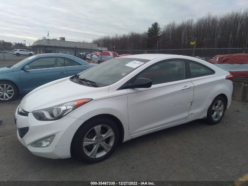 2013 HYUNDAI ELANTRA COUPE GS KMHDH6AE0DU004566
