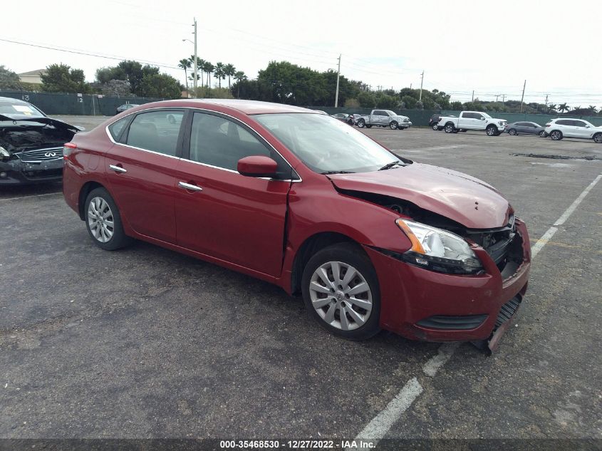 VIN 3N1AB7AP7EL690359 2014 NISSAN SENTRA no.1