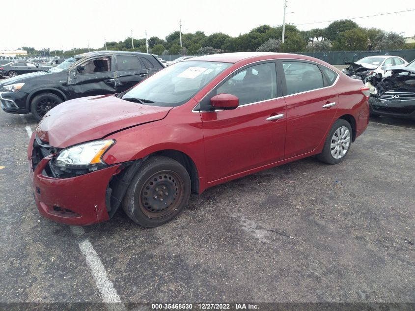 VIN 3N1AB7AP7EL690359 2014 NISSAN SENTRA no.2