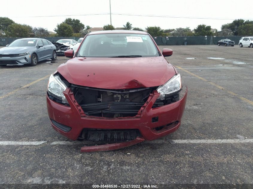 VIN 3N1AB7AP7EL690359 2014 NISSAN SENTRA no.6