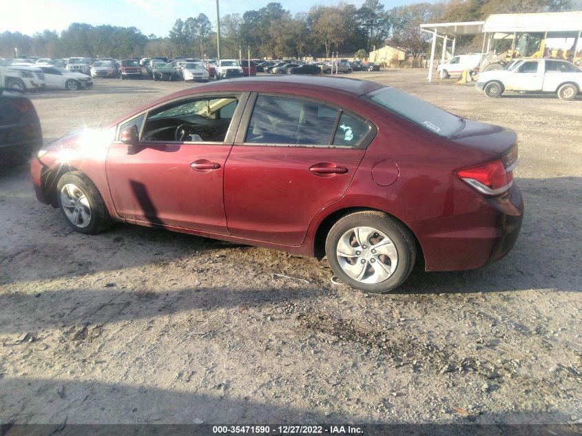 2013 HONDA CIVIC SDN LX 2HGFB2F56DH576665