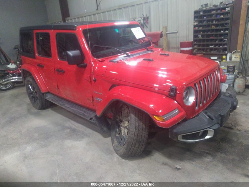 2021 JEEP WRANGLER 4XE UNLIMITED SAHARA 1C4JJXP64MW701051