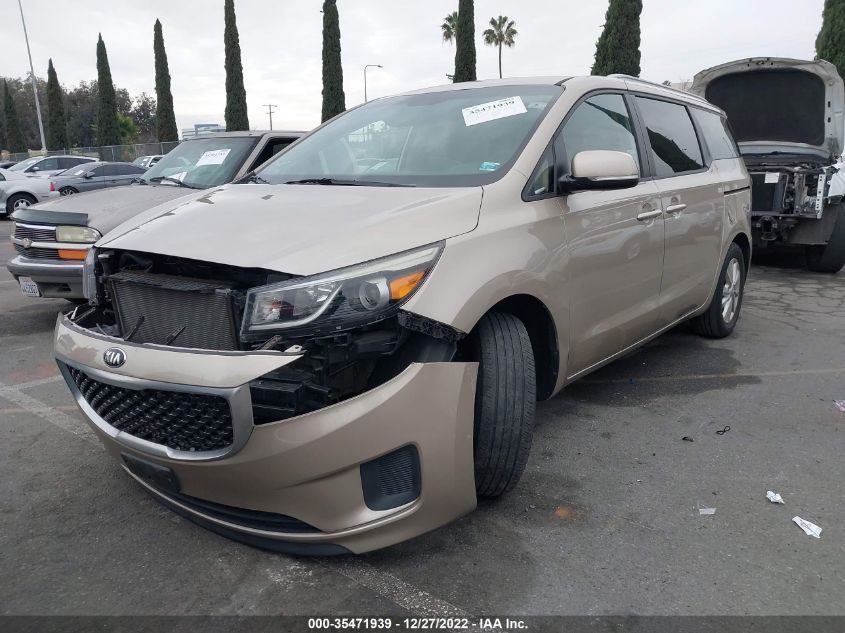 2015 KIA SEDONA LX - KNDMB5C10F6024530