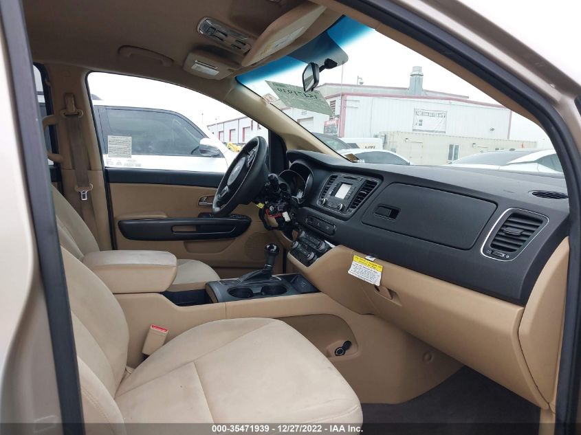 2015 KIA SEDONA LX - KNDMB5C10F6024530