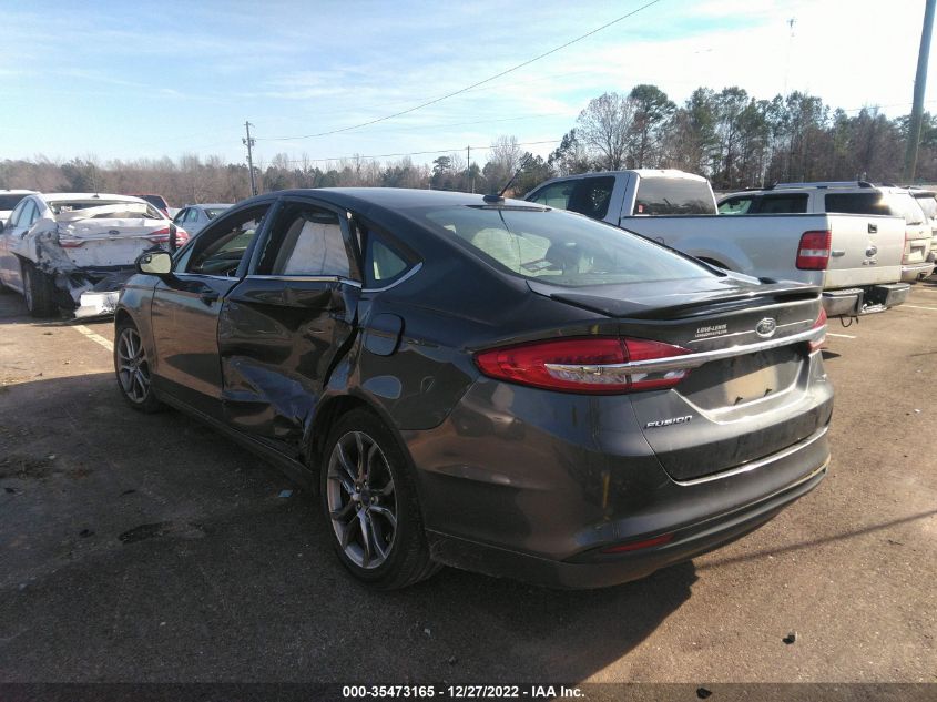 2017 FORD FUSION SE - 3FA6P0H76HR249833