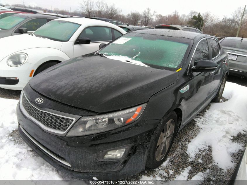 2014 KIA OPTIMA HYBRID EX KNAGN4AD2E5070809