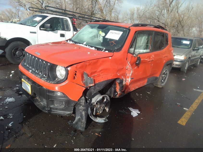 VIN ZACCJBAB8HPG66986 2017 JEEP RENEGADE no.2