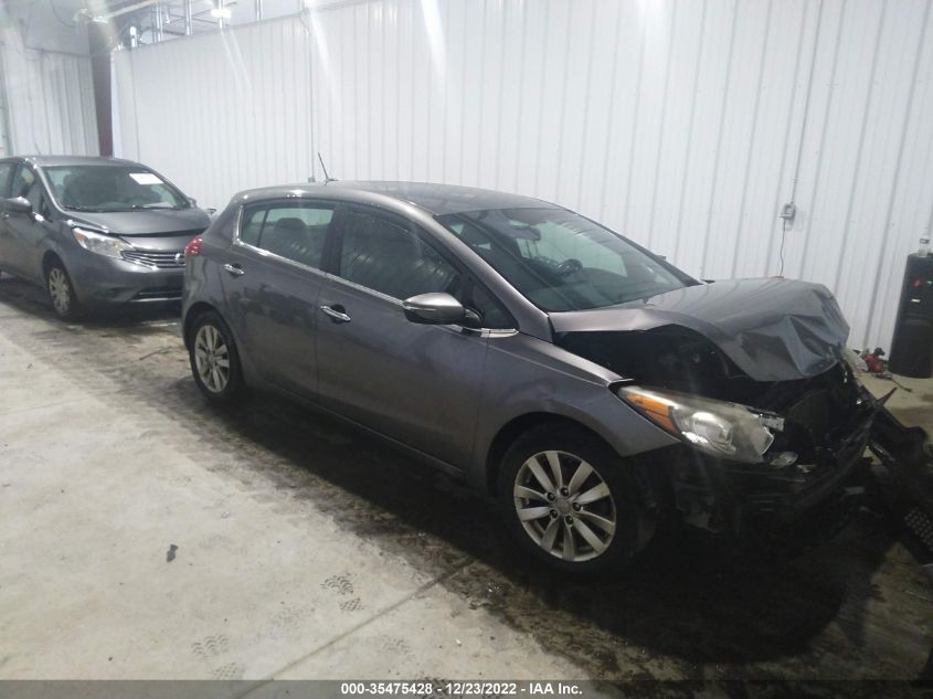 2014 KIA FORTE 5-DOOR EX - KNAFX5A86E5246324