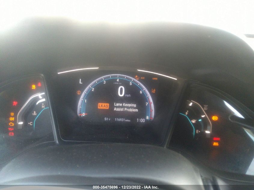 2019 HONDA CIVIC LX - 19XFC2F64KE036230