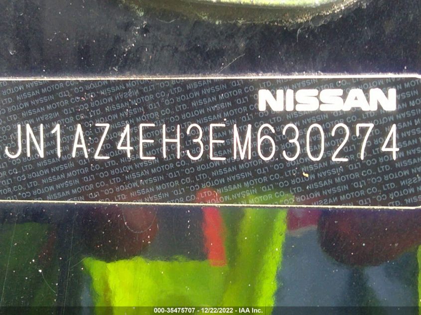 2014 NISSAN 370Z JN1AZ4EH3EM630274