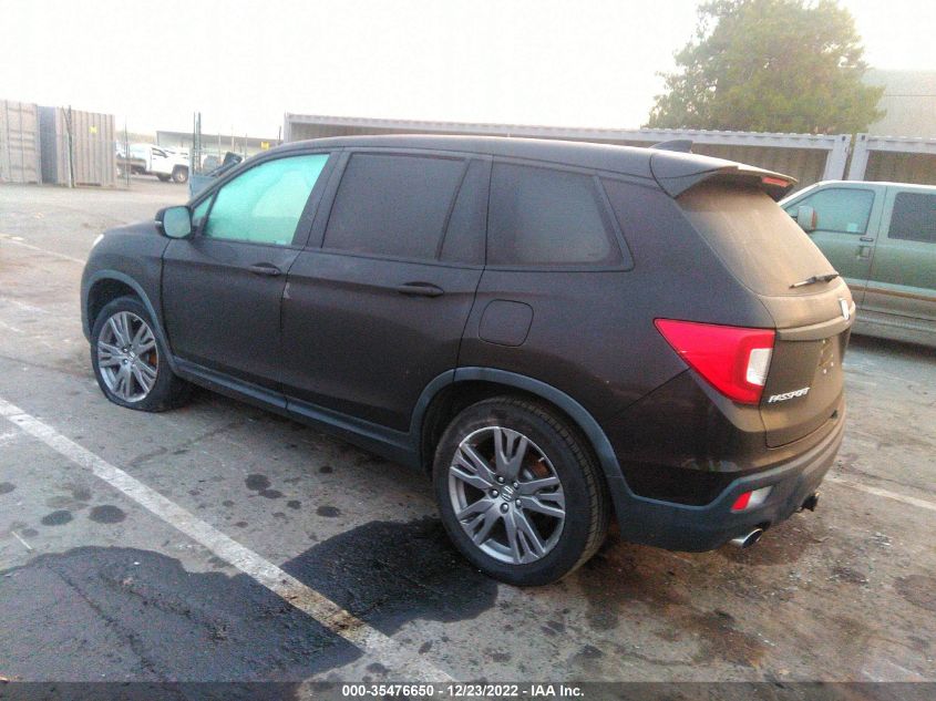 2019 HONDA PASSPORT EX-L 5FNYF7H50KB000840