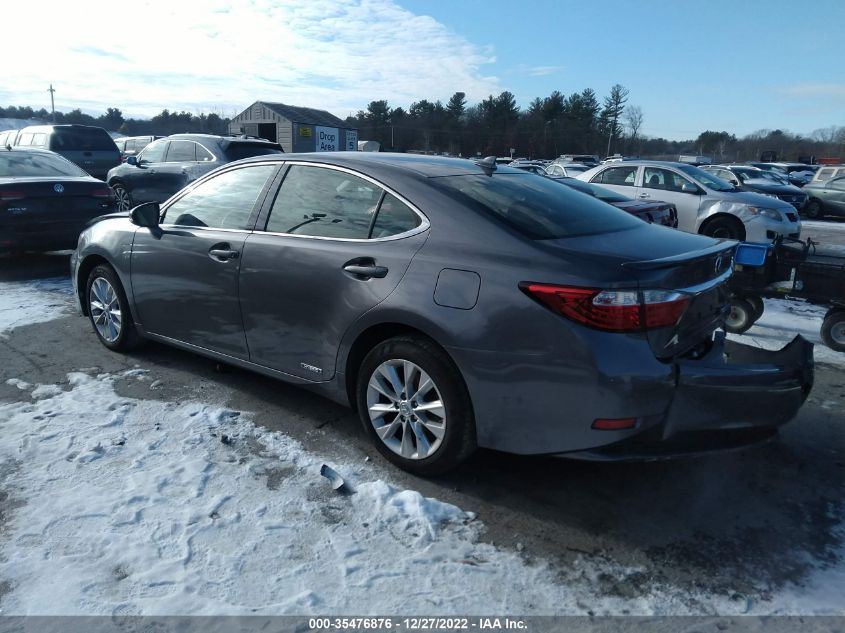2013 LEXUS ES 300H HYBRID JTHBW1GG8D2014026