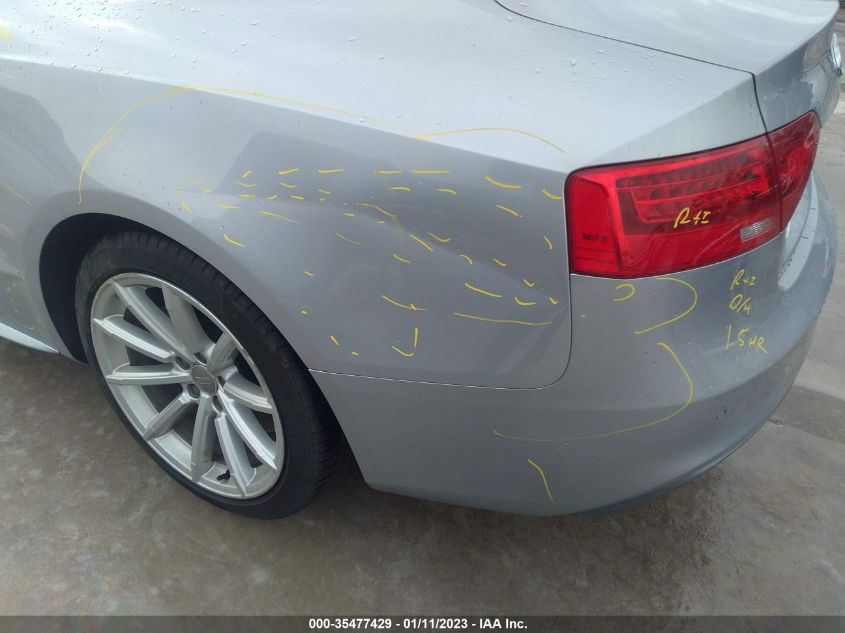 2015 AUDI A5 PREMIUM PLUS WAUMFAFR7FA044363