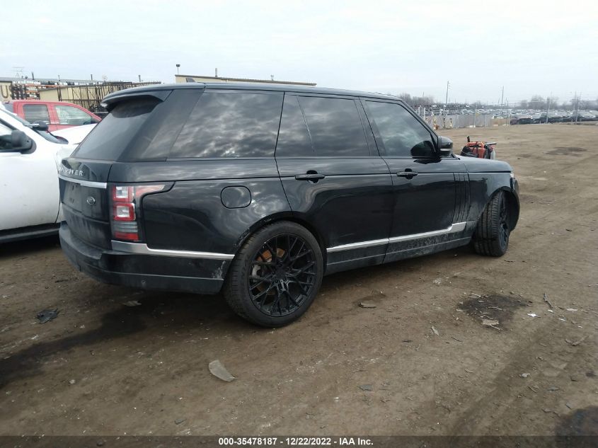 2015 LAND ROVER RANGE ROVER HSE SALGS2VF4FA219251