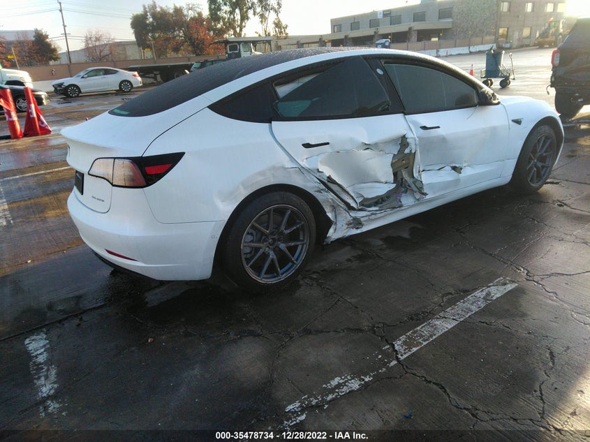 VIN 5YJ3E1EB6MF876125 2021 TESLA MODEL 3 LONG RANGE