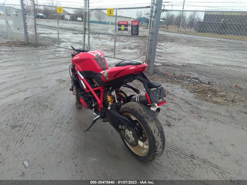 2015 DUCATI STREETFIGHTER 848 ZDM11BMV6FB018247
