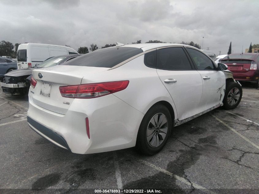 2017 KIA OPTIMA HYBRID BASE - KNAGT4LE9H5012955