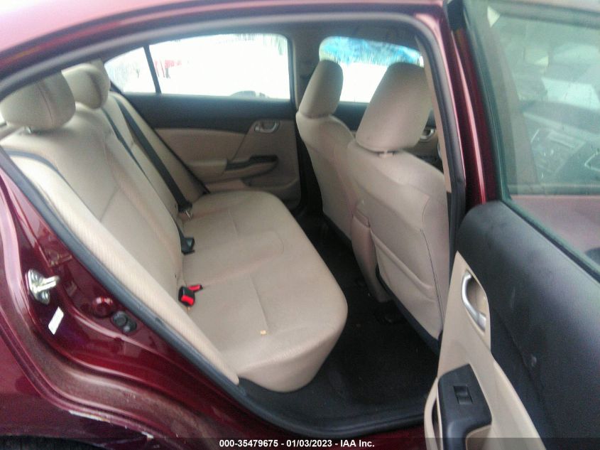2013 HONDA CIVIC SDN LX 19XFB2F57DE081000