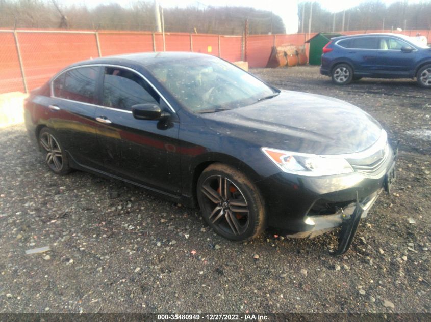 2016 HONDA ACCORD SEDAN SPORT - 1HGCR2F52GA062006