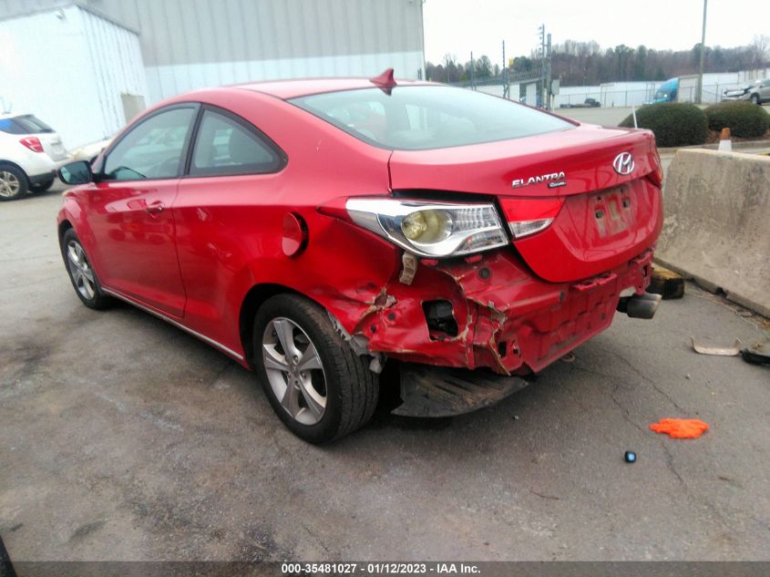 2013 HYUNDAI ELANTRA COUPE GS KMHDH6AE6DU015281