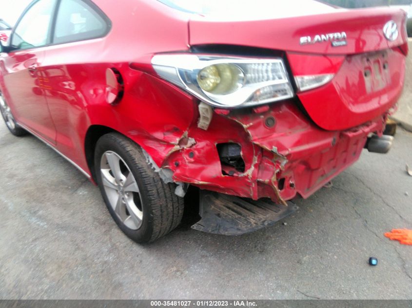 2013 HYUNDAI ELANTRA COUPE GS KMHDH6AE6DU015281