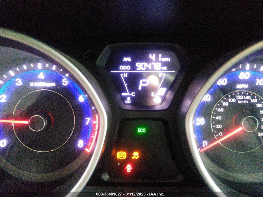 2013 HYUNDAI ELANTRA COUPE GS KMHDH6AE6DU015281