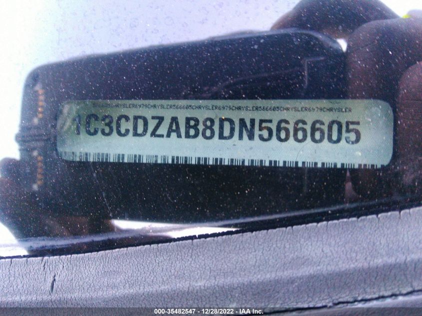 2013 DODGE AVENGER SE - 1C3CDZAB8DN566605