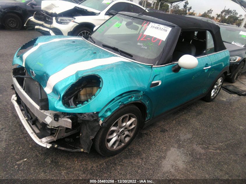2019 MINI CONVERTIBLE COOPER WMWWG5C57K3H08435