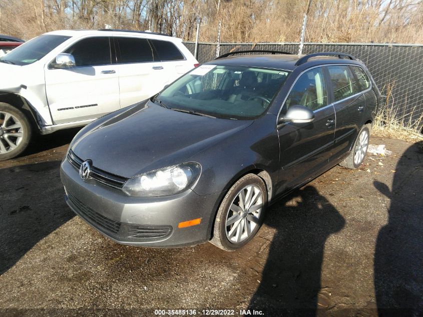 2014 VOLKSWAGEN JETTA SPORTWAGEN TDI W/SUNROOF & NAV 3VWPL7AJXEM618224