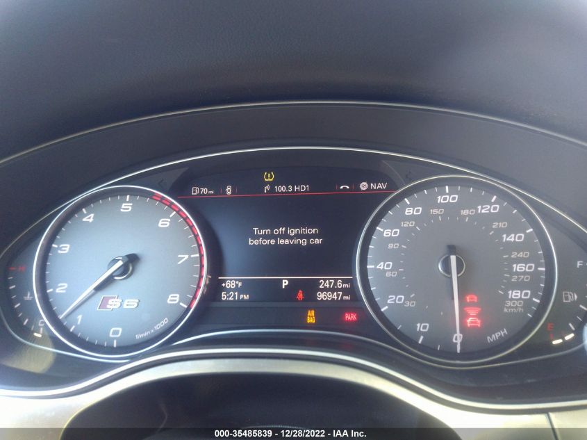 2013 AUDI S6 PRESTIGE WAUF2AFC6DN059572