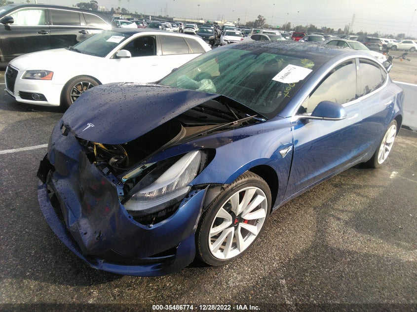 VIN 5YJ3E1EB8LF746717 2020 TESLA MODEL 3 LONG RANGE