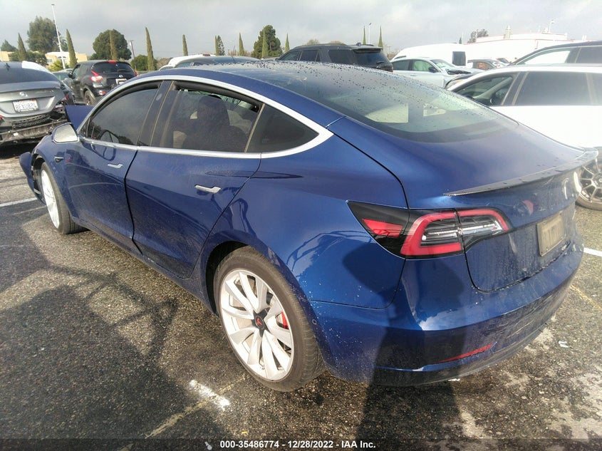 VIN 5YJ3E1EB8LF746717 2020 TESLA MODEL 3 LONG RANGE