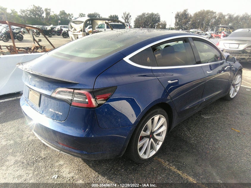 VIN 5YJ3E1EB8LF746717 2020 TESLA MODEL 3 LONG RANGE