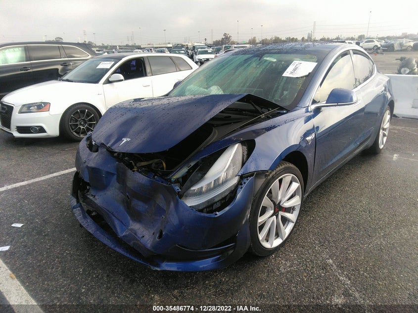 VIN 5YJ3E1EB8LF746717 2020 TESLA MODEL 3 LONG RANGE