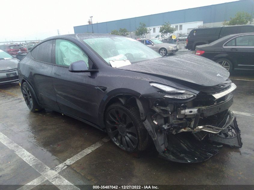 5YJYGDEF3LF020378 TESLA MODEL Y LONG RANGE/PERFORMANCE 2020